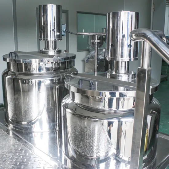 Cosmetic Vacuum Emulsifying Mixing Homogenizer Machine