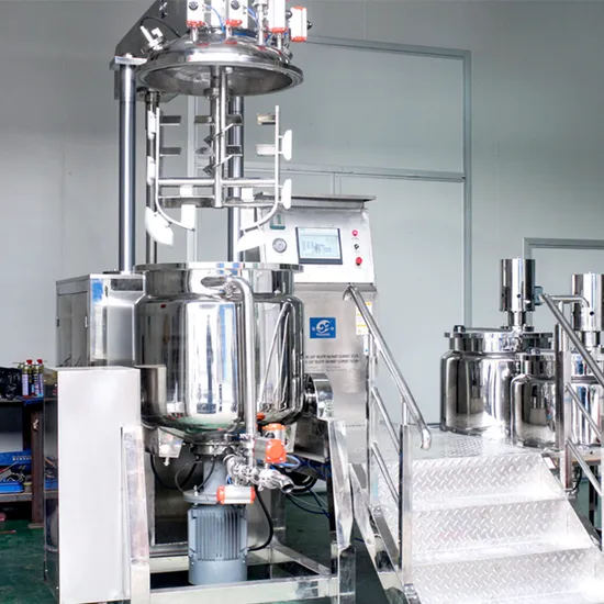Cosmetic Vacuum Emulsifying Mixing Homogenizer Machine