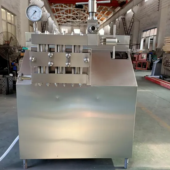 CE Certified High-Pressure Homogenizer for Milk & Juice