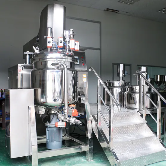 Cosmetic Vacuum Emulsifying Mixing Homogenizer Machine