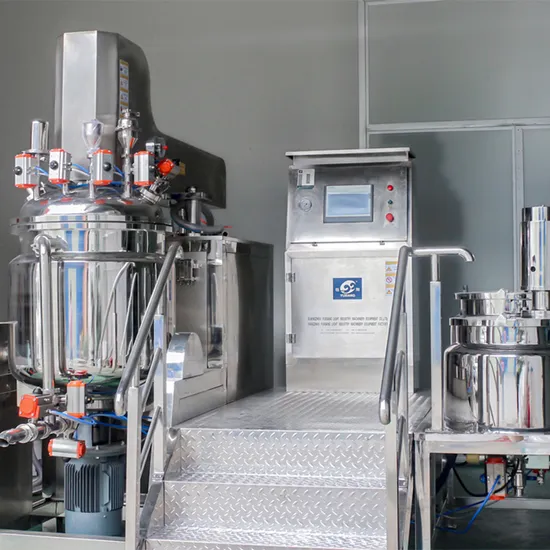 Cosmetic Vacuum Emulsifying Mixing Homogenizer Machine